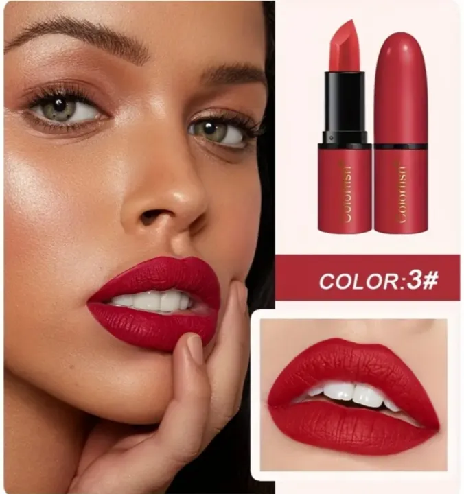 COLORFISH%20Matte%20Lipstick%20in%206%20Colors%20Waterproof%20Long-lasting%20Beauty%20Matte%20High-Impact%20Lip%20Gloss%20Non-Stick%20Cup%20Colorless%20Anti-Wear%20Women's%20Lipstick%20-%20Image%205