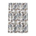 Black and White Leaf Waterproof PEVA Shower Curtain Waterproof Bathroom Curtain Liners 180 * 180CM with 12 Hooks. 