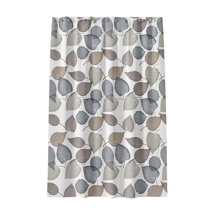 Black%20and%20White%20Leaf%20Waterproof%20PEVA%20Shower%20Curtain%20Waterproof%20Bathroom%20Curtain%20Liners%20180%20*%20180CM%20with%2012%20Hooks%20-%20Image%207