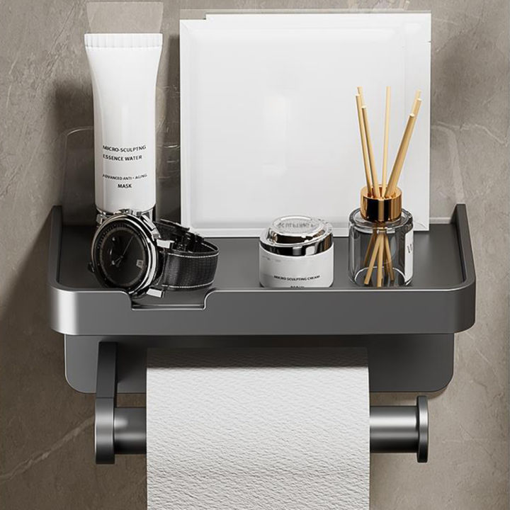 Aluminum%20Alloy%20Paper%20Holder%20Wall-Mounted%20Toilet%20Roll%20Paper%20Holder%20No%20Drilling%20Bathroom%20Kitchen%20Paper%20Holder%20-%20Image%204