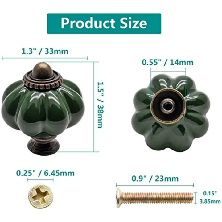 3/6/12PCS%20Polished%20Metal%20&%20Dark%20Green%20Ceramic%20Knobs%20Set%20-%20Secure%20Cabinet%20and%20Dresser%20Pulls%20with%20%20Hardware%20for%20Home%20Decoration%20-%20Image%205