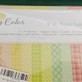 12 Sheets Spring Colors Craft Paper Pads Cutting Dies Art Background Origami Scrapbooking Card Making. 