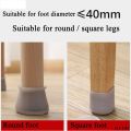 4 Pcs Square Chair Leg Caps – Anti-Slip Furniture Floor Protectors. 