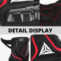 Motorcycle Leather Gloves Carbon Fibre Four Seasons Waterproof Touch Screen Non-slip Motorbike Gloves Perforated Ventilate.