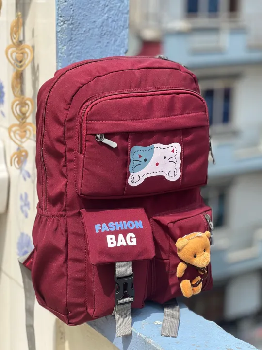 Cute%20Doll%20New%20Korean%20Ladies%20Fashion%20Backpack%20For%20College%20And%20School%20%7CTravel%20Bag%20For%20Girls%20%7CBag%20For%20%20School%20And%20College%20%20Purposes%20-%20Image%203