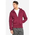 MI'TESORO Customized Name Zipper Hoodie In Maroon Color For Both Boys And Girls. 