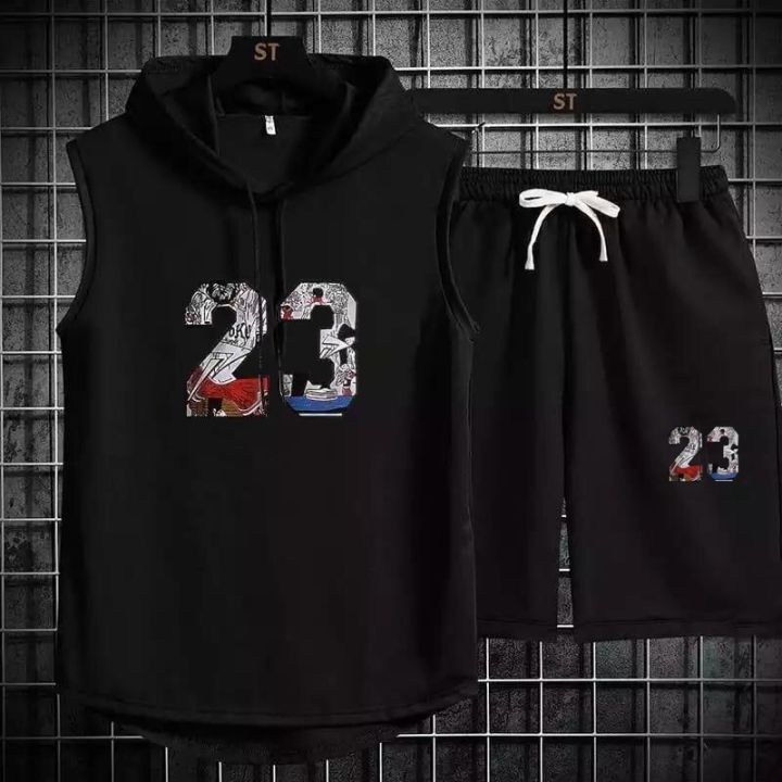 Men's%20Casual%20Multi%20Printed%20Sports%20%20vest%20Male%20loose%20Sleeveless%20Hoodie%20%20summer%20Track%20Suit%20-%20Image%203