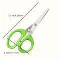 3Layer Stainless Steel Kitchen Scissors - Multifunctional Onion Herb Chopper，Suitable for BBQ and indoor use，With protective cas. 