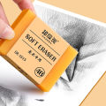 Extra Large No Smudge Soft Soap  Eraser for B 2B 3B 4B Drawing Sketch Pencils for School Office Art. 