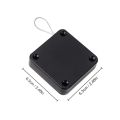 1pc Black Punch Free Automatic Sensor Door Closer Automatic Shutdown Device Non Punching Telescopic Sliding Door Device. 