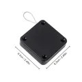 1pc Black Punch Free Automatic Sensor Door Closer Automatic Shutdown Device Non Punching Telescopic Sliding Door Device. 