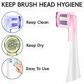 Toothbrush Dustproof Covers Caps Compatible with Braun Oral B Replacement Heads & iO Series Electric Toothbrush Head Protector.
