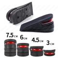Height Increase Insoles for Men Women Heel Shoe Lift Insert Air Cushion Heightening Insoles Adjustable Shock Absorbing Foot Pad. 