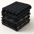 11Pcs Men's Pure Cotton Handkerchief Classic Yarn-dyed Plaid Old-fashioned Thin Absorbent Sweat Towel Stylish and Elegant. 