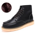 Genuine Leather Men Desert Boots Casual Outdoor Soft Sole Walking Shoes Outdoor Lace Up Boots High Quality Male High Top Shoes. 