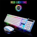 Gaming Keyboard White Color G21 RGB Lighting Keyboard - Elevate Gaming Setup With Stylish White Rgb Gaming Keyboard For PC.