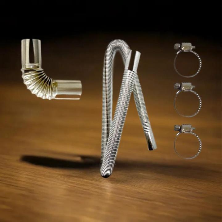 NEW%2060-300cm%20Air%20Parking%20Heater%20Stainless%20Steel%20Exhaust%20Pipe%20Tube%20Gas%20Vent%20Hose%20With%20Hose%20Clamp%20For%20Car%20Heater%20-%20Image%206