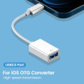 USB To Lightning OTG Adapter Lightning Male to USB 3.0 Female Connector Adaptaor for iPhone ipad Flash Drive OTG Converter. 