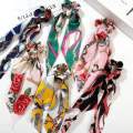 2 pcs Mix Prints & design ponytail long scrunchie fashion korean for girls & women hair accessories hairclip hairband hairpony pony scrunchie turban headband elastic Long design new style Beautieboxpk. 