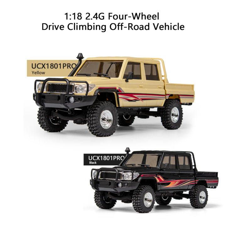 1/18 UCX1801 PRO RC Car LC79 2.4G 4WD Off-Road Pickup Brushless Simulation Truck Electric Remote Control Cars Model Toy