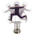 Jujutsu Kaisen Gojo Satoru Anime Cosplay Shake Stand Model double-sided Brand Transparent Acrylic Desk Ornament. 