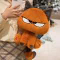 25CM Novelty Cute Orange Cat Plushie Soft Stuffed Doll Kawaii Creative Cartoon Stuffed Animals Toys Kid Birthday Halloween . 