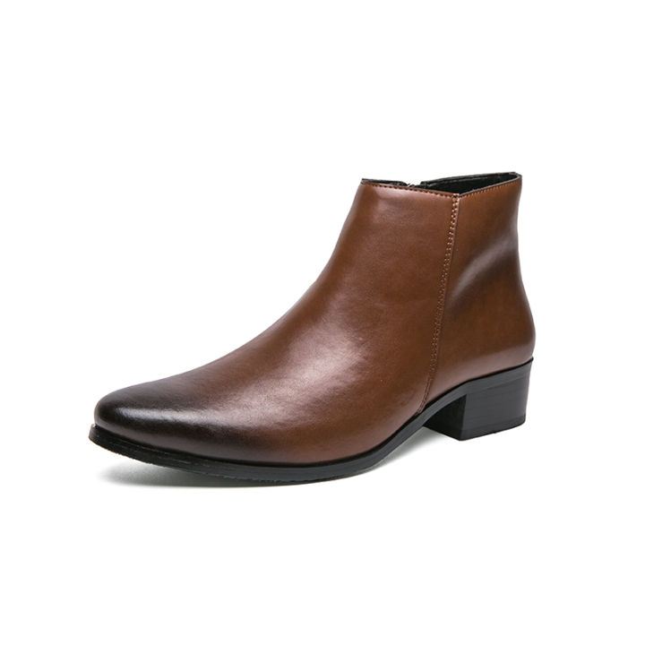 Classic%20Black%20Men's%20Chelsea%20Boots%20British%20Style%20Pointed%20Toe%20Leather%20Ankle%20Boots%20Man%20Slip-on%20Boots%20Zip%20High%20Top%20Dress%20Shoes%20Man%20-%20Image%207
