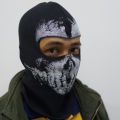 COD Keegan P. Russ Character Mask Cotton Headwear Black Windproof Outfit for Genesis 9 Skull Ghost for Motorcycle.