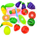 Children's Small Toys Set Fresh Fruit Vegetables Cutting Toy Funny Kitchen Simulation Suit Food Learning Early Educational . 