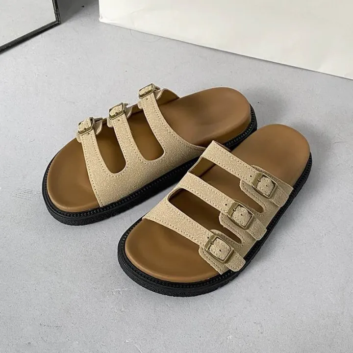 New%20Design%20Buckle%20Black%20and%20White%20Summer%20Slipper%20Sandal%20For%20Women%20By%20Chapals.np%20-%20Image%203