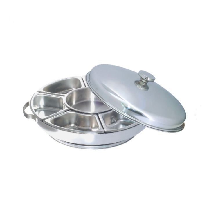 Stainless Steel Round Chafing Dish/Buffet/Kenduri/ Catering Set with Lid