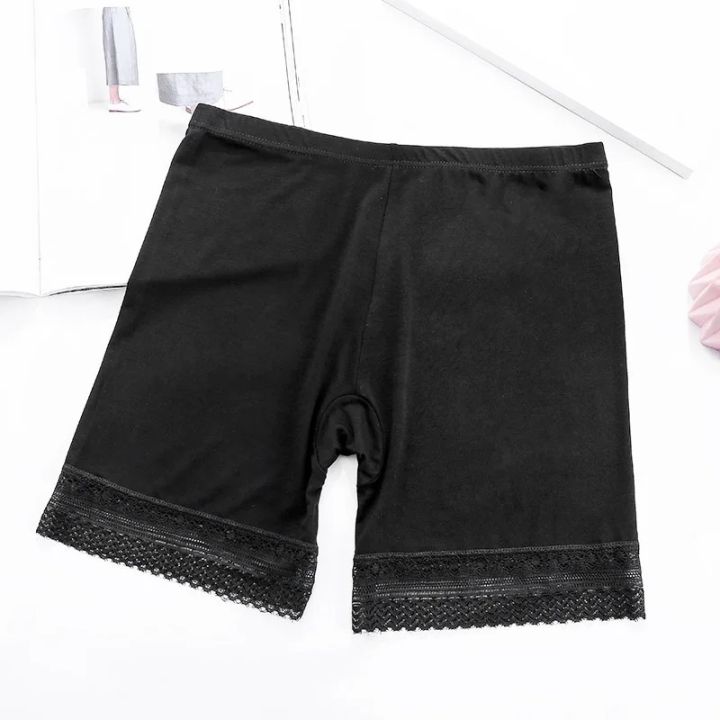 Women%20Lace%20Safety%20Short%20Slacks%20Anti%20Emptied%20Underwear%20High%20Elastic%20Waist%20Short%20Boxer%20-%20Image%203
