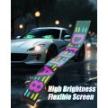 Dynamic Devil Eyes Light for Car Truck Windshield Programmable LED Display Flexible Soft Screen DIY Bluetooth APP Remote Control. 