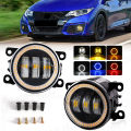 Angel Eye Fog Light For Ford Focus Fusion Fiesta Ranger C-Max Transit Tourneo EcoSport Edge Car DRL Fog Driving Lamp LED Lens. 