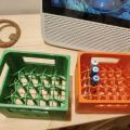 NEW 1Pcs Large Capacity 30/20 Compartments Durable Plastic Organizer 3D Printed AAA/AA Battery Storage Box For Home Decoration. 