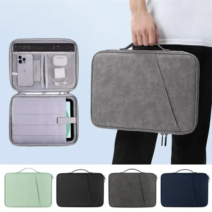 Portable Shockproof Handle Bag Laptop Sleeve Case for Macbook Air 11 12 ...