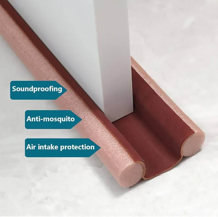 Dedicated%201Pcs%20Door%20Bottom%20Sealing%20Strip%20Under%20Door%20Draft%20Stopper%20Wind%20Noise%20Acustic%20Foam%20Blocker%20Insects%20Door%20Stopper%20Holder%20-%20Image%203