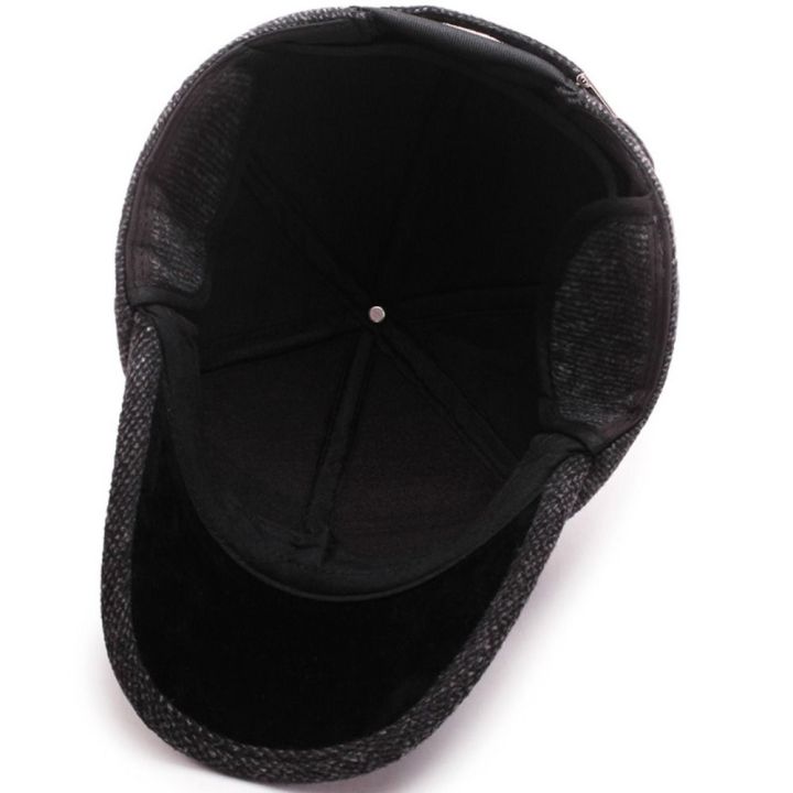 Winter%20Baseball%20Cap%20Warm%20Windproof%20Thickened%20Woolen%20Knitted%20Ear%20Protection%20Cap%20Men%20Adjustable%20Outdoor%20Sport%20Running%20Earflap%20Hat%20-%20Image%203
