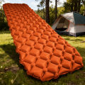 Camping Sleeping Pad Single Self-Inflating No Pump Rapid Setup Ultralight Compact for Outdoor Hiking Travel Tent.