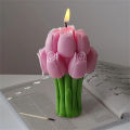 DIY Tulip Bouquet Silicone Candle Molds 3D Tulip Floral Designs Handmade Soap Plaster Resin Crafts Casting Mold DIY Home Decor.