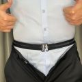 Men'S Nylon Shirt Stays with Anti-Slip Elastic Grip and Adjustable Buckle - Non-Textile Weaved Shirt Holder Straps.