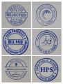 Round Rubber Stamp with Customized Name.. 