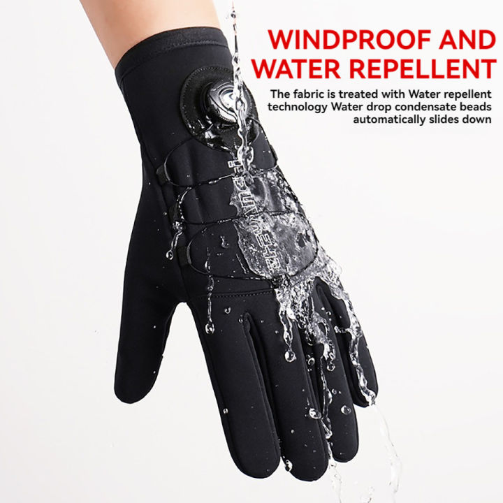GTUBIKE%20Winter%20Cycling%20Gloves%20Warm%20Fleece%20Windproof%20Full%20Finger%20Gloves%20Touch%20Screen%20Anti-slip%20Adjustable%20Buckle%20Men%20Bike%20Gloves%20-%20Image%203