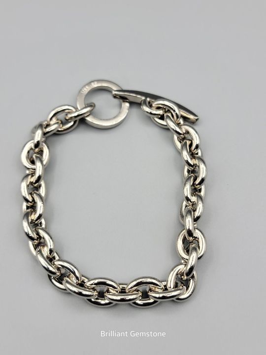 Original Pure Silver Bracelet - {Origin Italy} - Weight 63.66 Grams