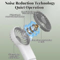 USB Rechargeable Foldable Mini Fan Quiet Clip On Fan Long Battery Life Desktop Outdoor Hiking Use. 