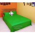 Premium Quality Solid Colour Bedsheet king size (8feet/7.5feet) with 2 pillows cover for Home decorations.