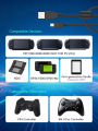 Data Frog USB A to Mini B 5 Pin Cable High-Speed Charger & Data Transfer Line for GP2X F200/Wiz PS3 Controller PSP Series NDSi. 