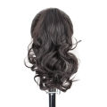 10Inch Synthetic Short Wavy Curly Ponytail Claw Clip in Hair Extension Brown Blonde Black Hairpiece for Women. 