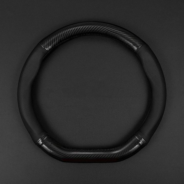 Universal%20Car%20Steering%20Wheel%20Cover%20Carbon%20Fiber%20Leather%20Three-dimensional%20Anti%20Slip,%20Timple%20And%20Fashionable%20Car%20Accessories%20-%20Image%202