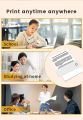 A4 Thermal Printer A80 and shipping label printer 4* 6 Portable Printer Rechargeable printer Bluetooth Wireless Support Windows/Android/Mac. 
